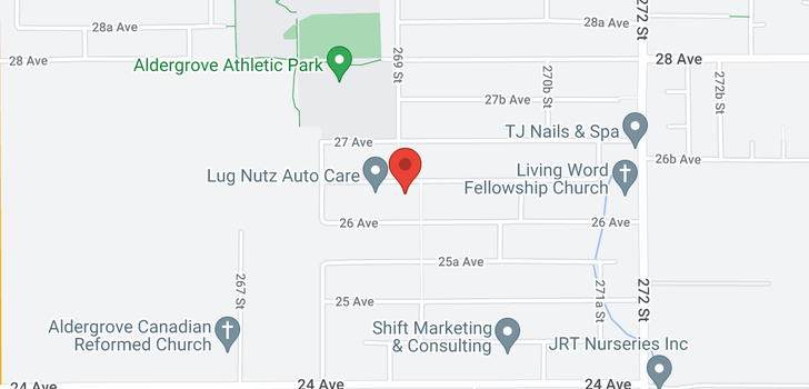 map of 26908 26A AVENUE